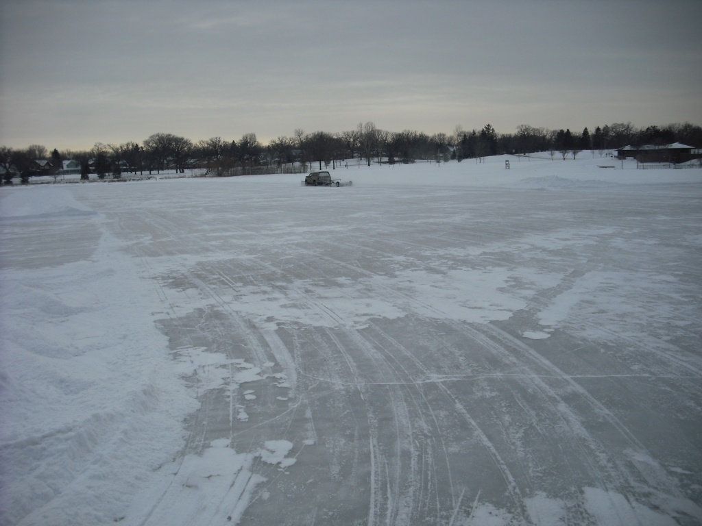 Down the Front Straight, South Track, looking West